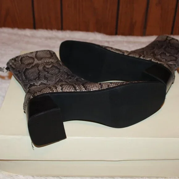 Open Edit "GIAH" Snake print short boots Sz 7 and Sz 8 avail. - Picture 5 of 12